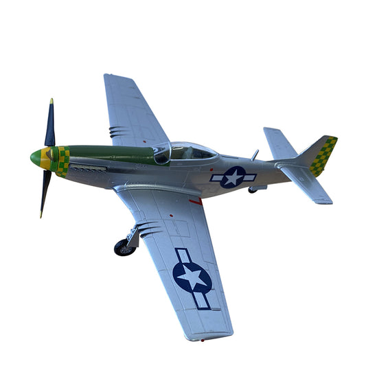 prebuilt 1/72 scale P-51D Mustang fighter airplane model 36300