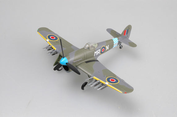 prebuilt 1/72 scale Hawker Typhoon British fighter model 36311