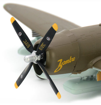 1/72 scale pre-painted collectible plastic airplane model