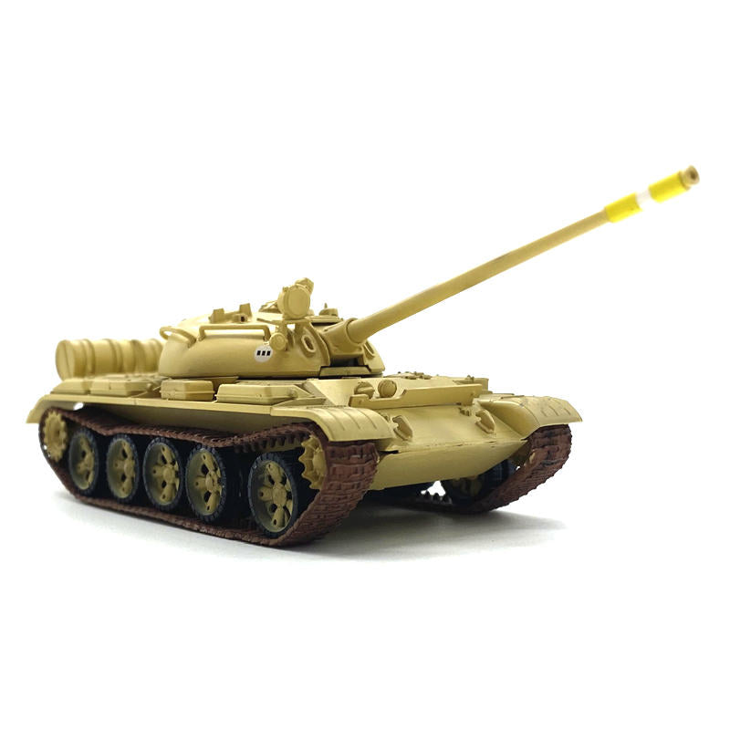 T-55 main battle tank pre-built 1/72 scale plastic collectible MBT mod ...