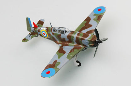 prebuilt 1:72 scale French WWII fighter M.S.406 airplane model 36328