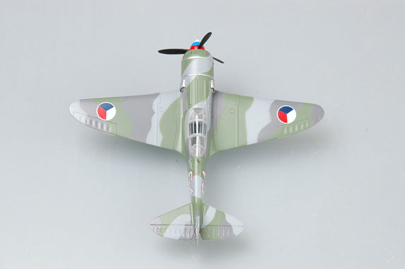 prebuilt 1/72 scale La-7 fighter airplane model 36330