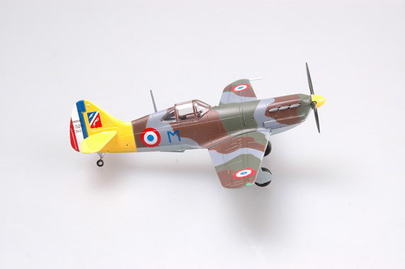 prebuilt 1/72 scale D.520 fighter aircraft model 36335