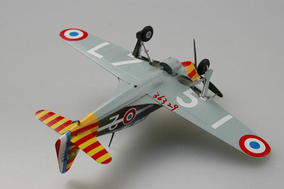 prebuilt 1/72 scale Vichy French M.S.406 fighter aircraft model 36329