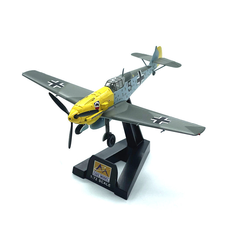 1/72 scale prebuilt Bf 109E-3 fighter plastic collectible model 37284