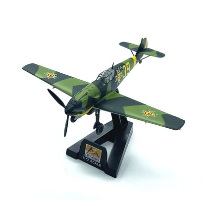 1/72 scale prebuilt Bf 109E-3 fighter plastic collectible aircraft model 37285