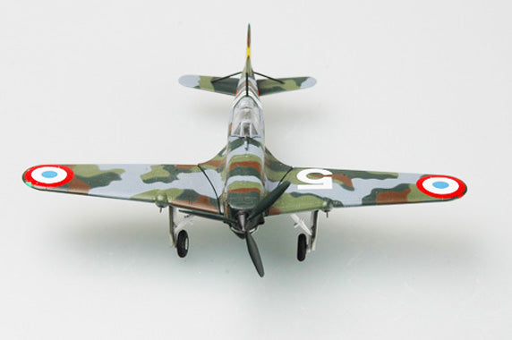 prebuilt 1/72 scale French Morane-Saulnier M.S.406 fighter airplane model 36327