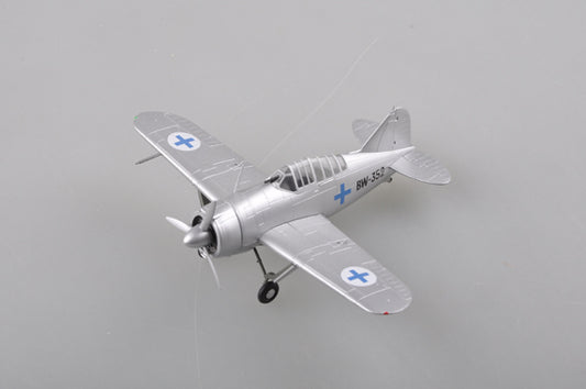 prebuilt 1/72 scale F2A Buffalo fighter aircraft model 36384