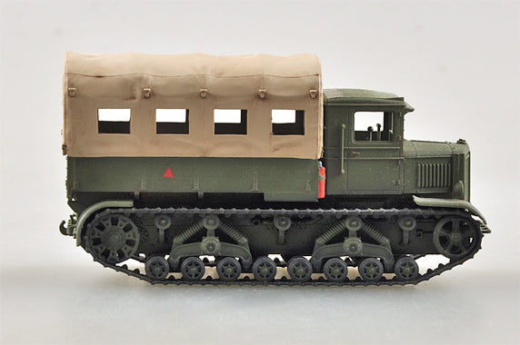 Prebuilt 1/72 Scale Soviet Voroshilovets Heavy Artillery Tractor Model 35112 right sideview