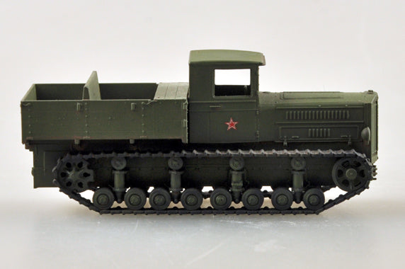 prebuilt 1: 72 scale Komintern artillery tractor model 35118 side view