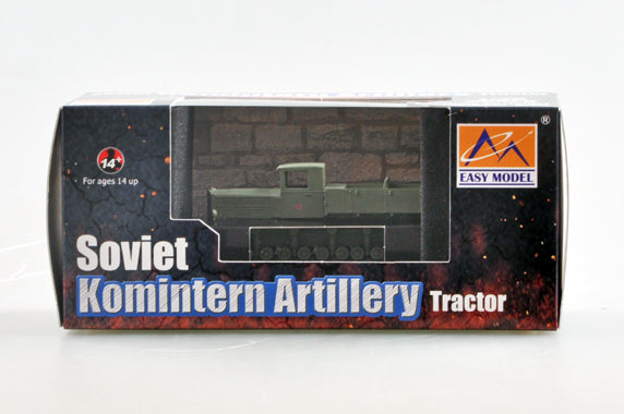 prebuilt 1/72 scale Soviet Komintern artillery tractor model 35118 package