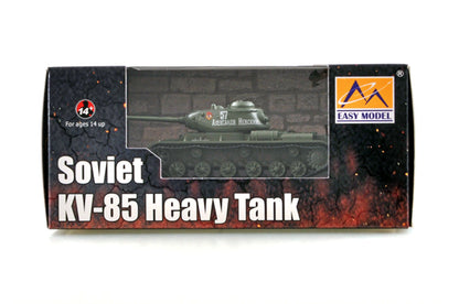 pre-built 1/72 scale KV-85 tank model 35132 package