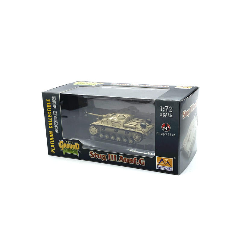 prebuilt 1:72 scale German StuG III armored fighting vehicle model 36154