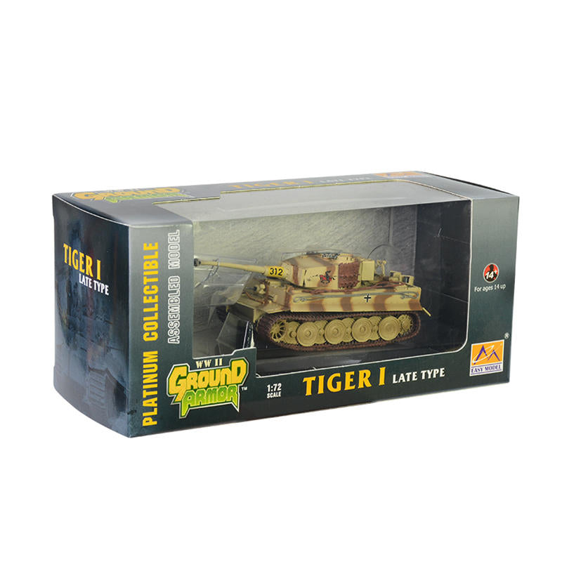 prebuilt 1/72 scale Tiger I WWII heavy tank model 36220