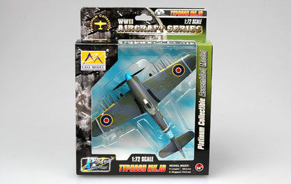 prebuilt 1/72 scale Hawker Typhoon British fighter model 36311