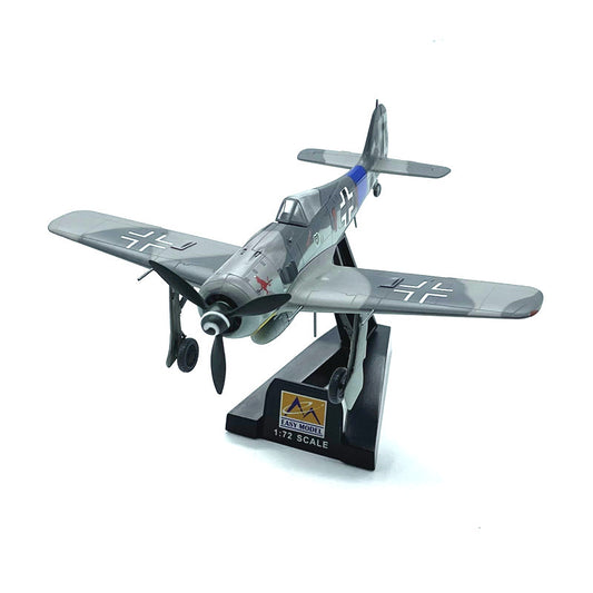 prebuilt 1/72 scale Fw 190 A-8 fighter aircraft model 36360