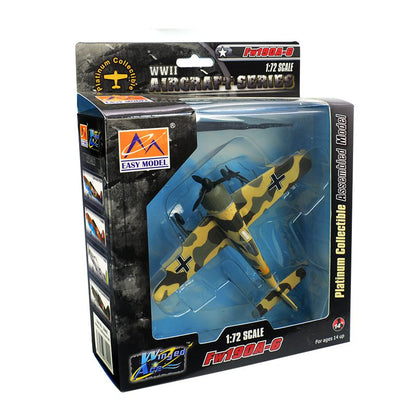 prebuilt 1/72 scale Fw 190 A-6 fighter aircraft model 36400