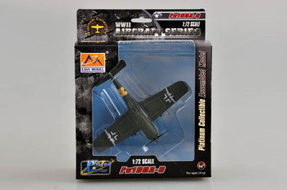 prebuilt 1/72 scale Fw 190 A-6 fighter airplane model 36404