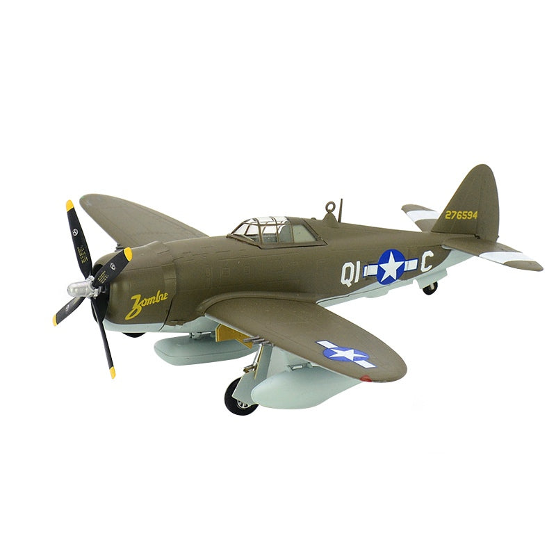 P47-D Jug military aircraft model ready to display