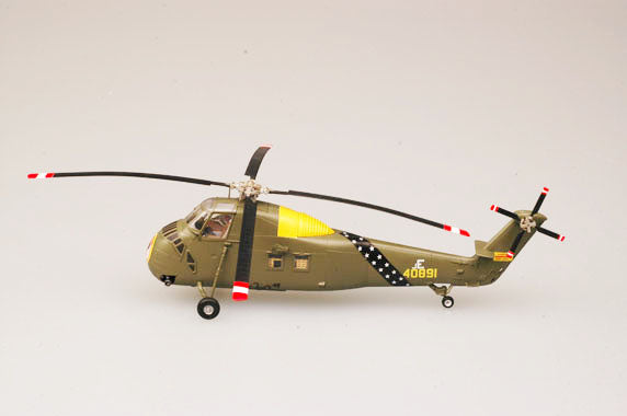 prebuilt 1/72 scale UH-34D military helicopter model 37012