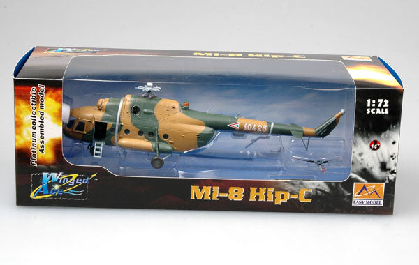 prebuilt 1/72 scale Mi-8 Hip helicopter model 37041