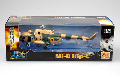 prebuilt 1/72 scale Mi-8 Hip helicopter model 37043