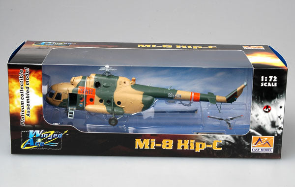 prebuilt 1/72 scale Mi-8 Hip helicopter model 37044