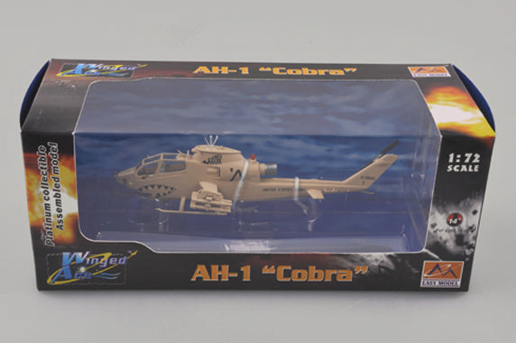 prebuilt 1/72 scale AH-1F Cobra helicopter model 37099