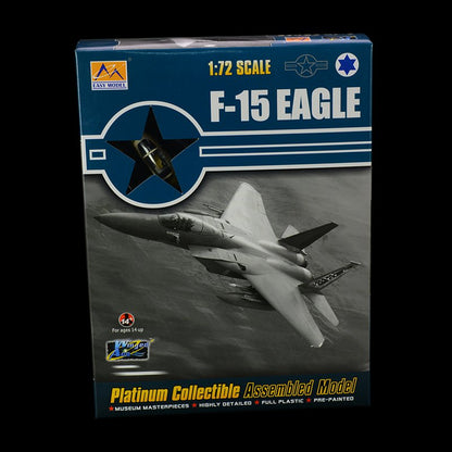 F-15 Eagle fighter jet model packaging