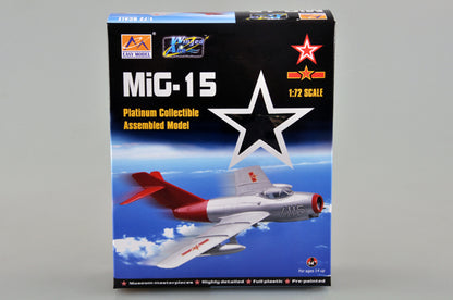 prebuilt 1/72 scale MiG-15 fighter model 37133