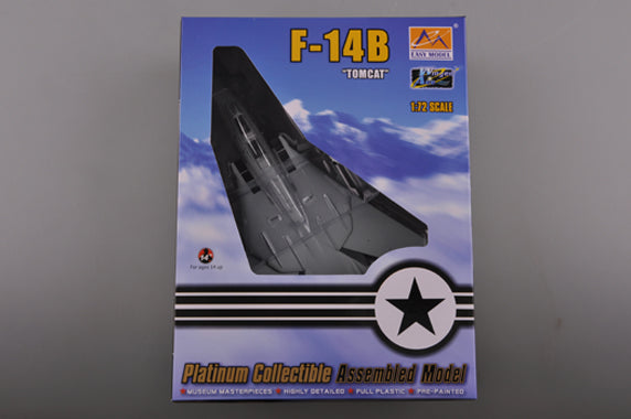 prebuilt 1/72 scale F-14B Tomcat fighter model 37187