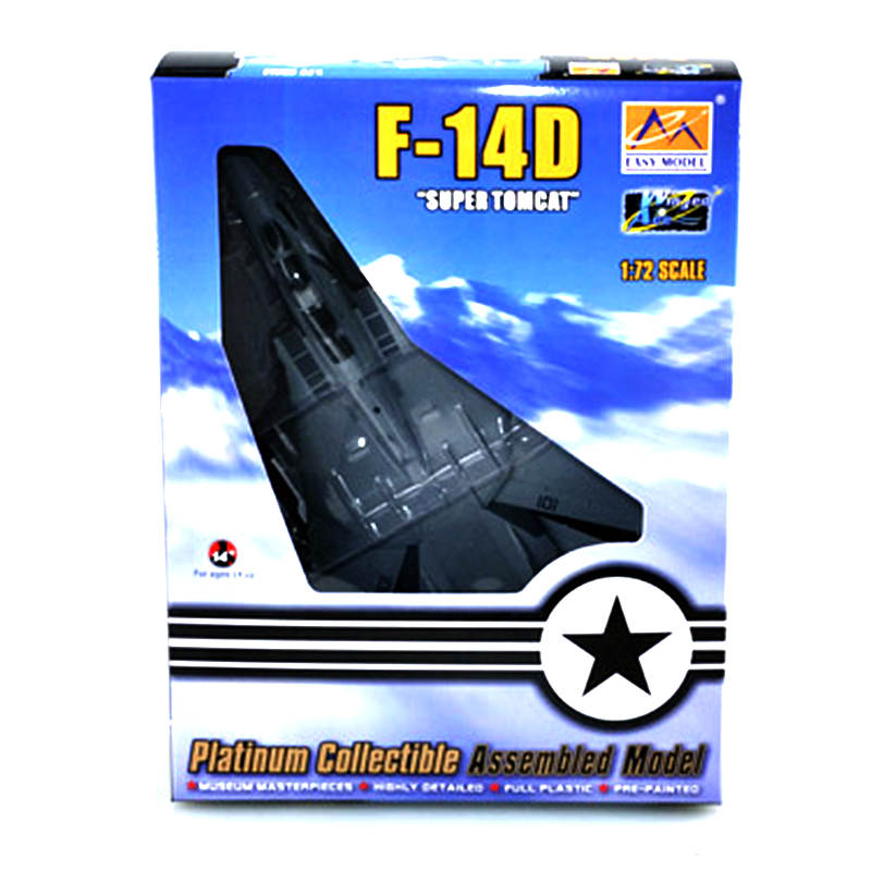 prebuilt 1/72 scale F-14D Tomcat fighter model 37190