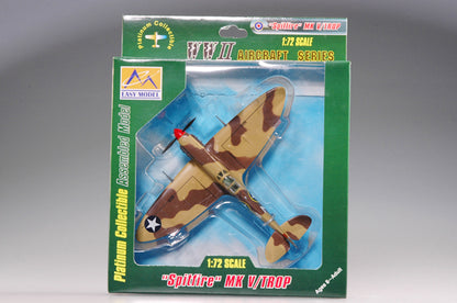 prebuilt 1/72 scale Spitfire Mk Vb fighter aircraft model 37219