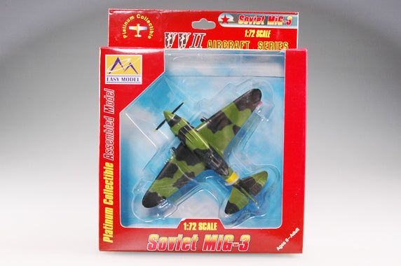 1/72 scale prebuilt MiG-3 Fighter aircraft model 37222