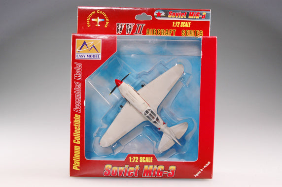 1/72 scale prebuilt MiG-3 Soviet fighter aircraft model 37224