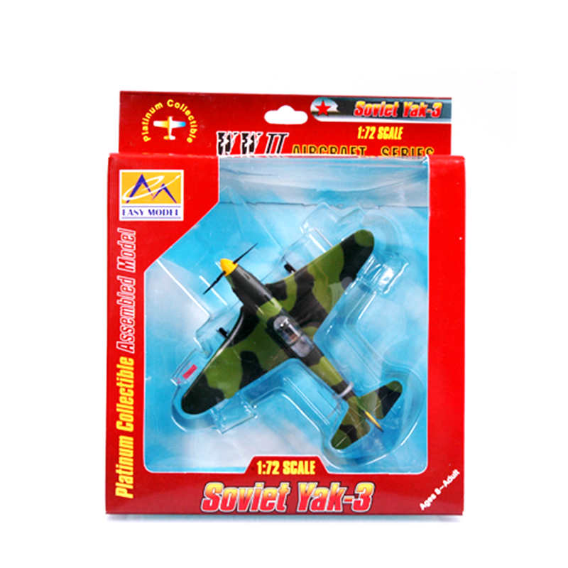 1/72 scale prebuilt Yak-3 Soviet fighter aircraft model 37227