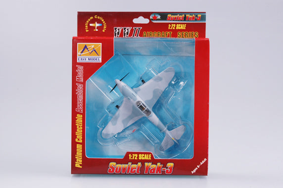 1/72 scale prebuilt Yak-3 fighter airplane model 37228