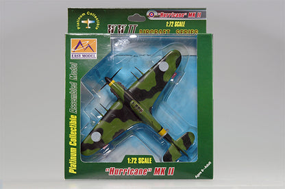 1/72 scale prebuilt Hurricane fighter aircraft model 37243