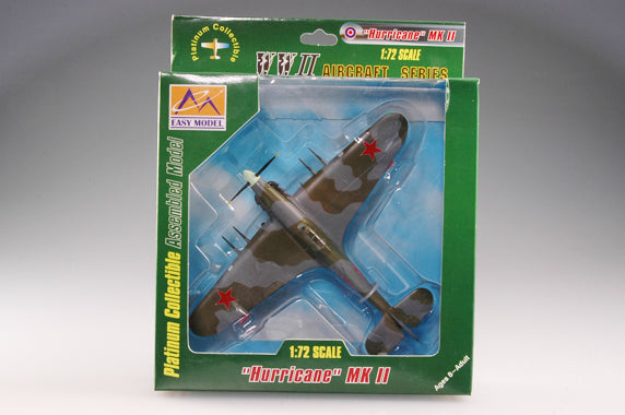 1/72 scale Hurricane Mk II fighter aircraft model 37244