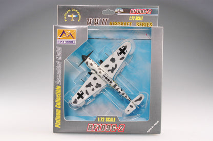 1/72 scale prebuilt Bf 109G-2 WWII fighter aircraft model 37254