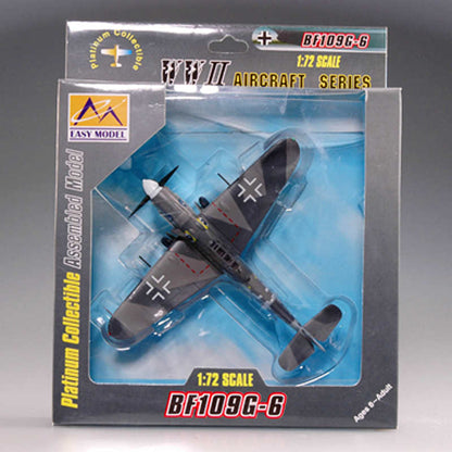 1/72 scale prebuilt Bf 109G-6 fighter collectible model 37260