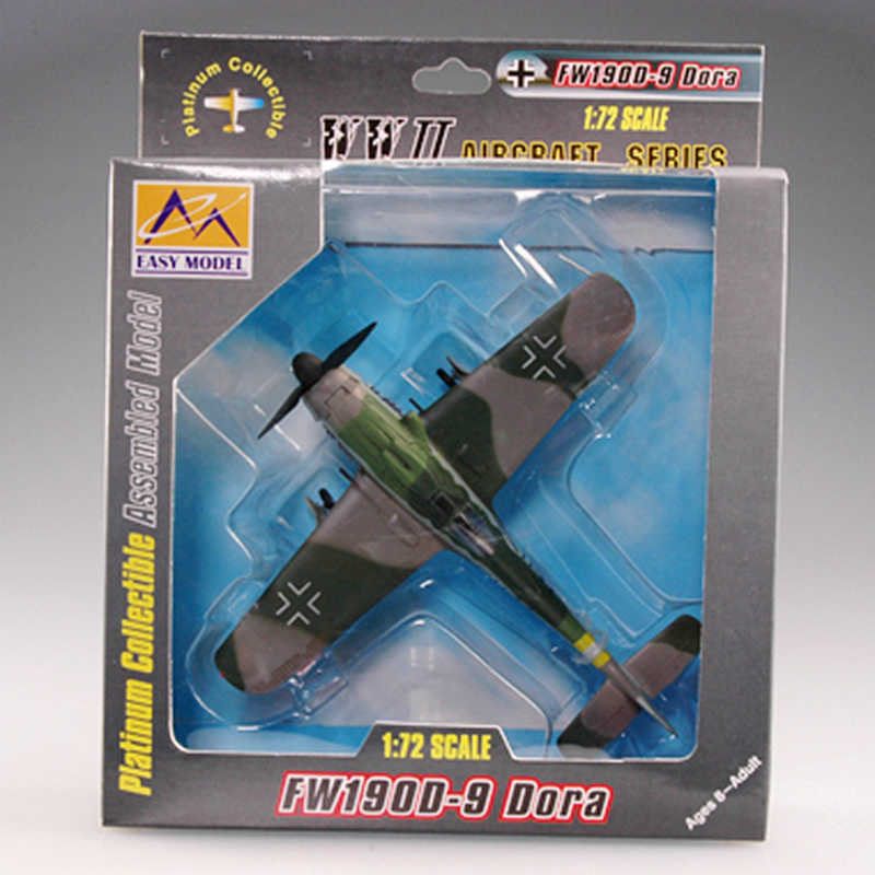 1/72 scale prebuilt Fw 190 D-9 German WWII fighter model 37264