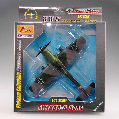 1/72 scale prebuilt Fw 190 D-9 fighter plastic collectible WWII aircraft model 37265