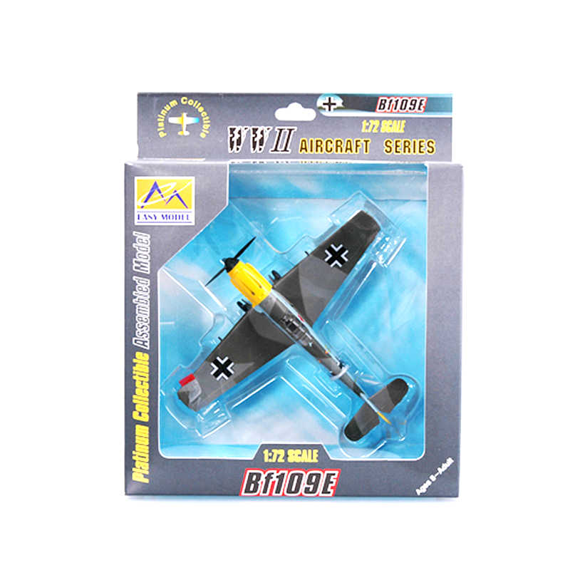 1/72 scale prebuilt Bf 109E-1 WWII fighter aircraft model 37283