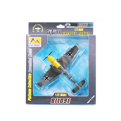 1/72 scale prebuilt Bf 109E-3 fighter plastic collectible model 37284