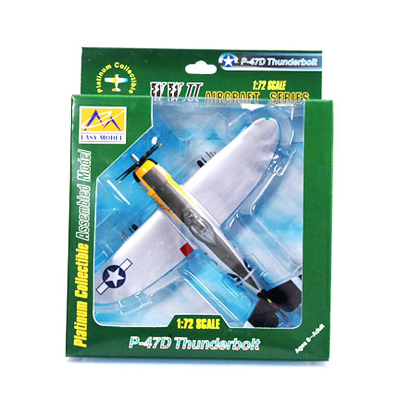 1/72 scale P-47D Thunderbolt WWII fighter aircraft model 37287