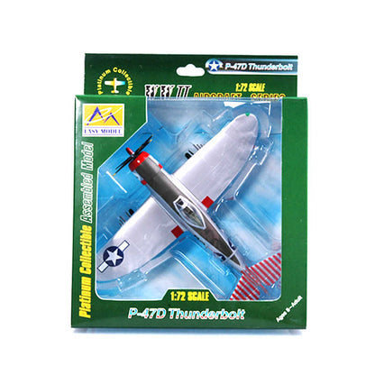 1/72 scale prebuilt P-47D Thunderbolt fighter plastic collectible WWII aircraft model 37290