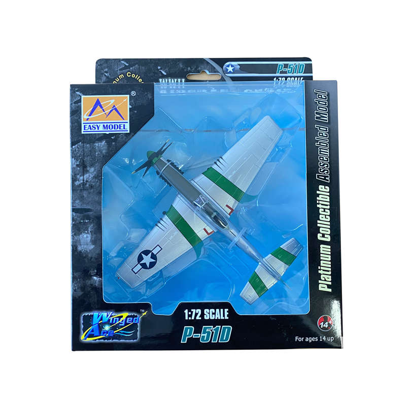 1/72 scale prebuilt P-51D Mustang WWII fighter collectible model 37292