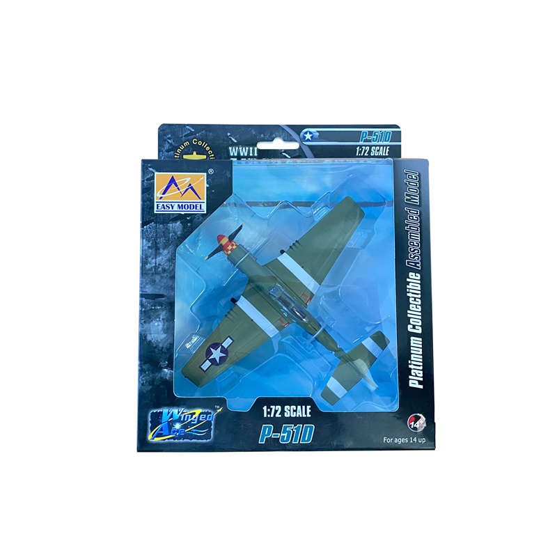 1/72 scale prebuilt P-51D Mustang fighter bomber WWII aircraft model 37294