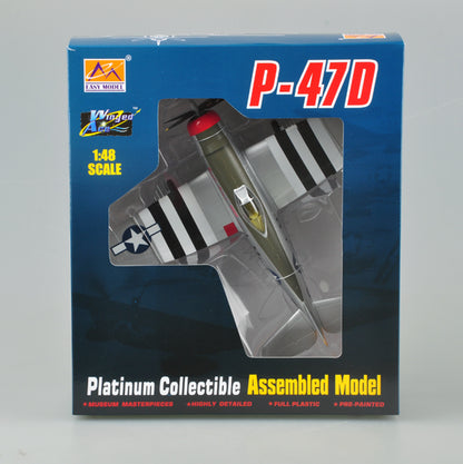 prebuilt 1/48 scale P-47D Thunderbolt aircraft model 39307 package